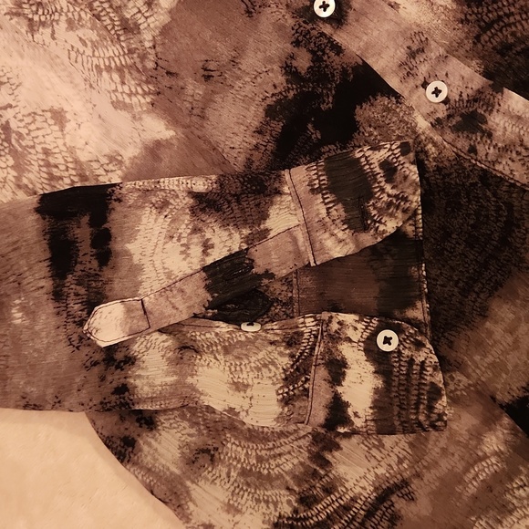 Cristina B sheer pleated front blouse - Picture 4 of 9